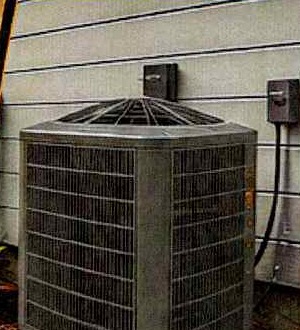 Outdoor AC condenser unit